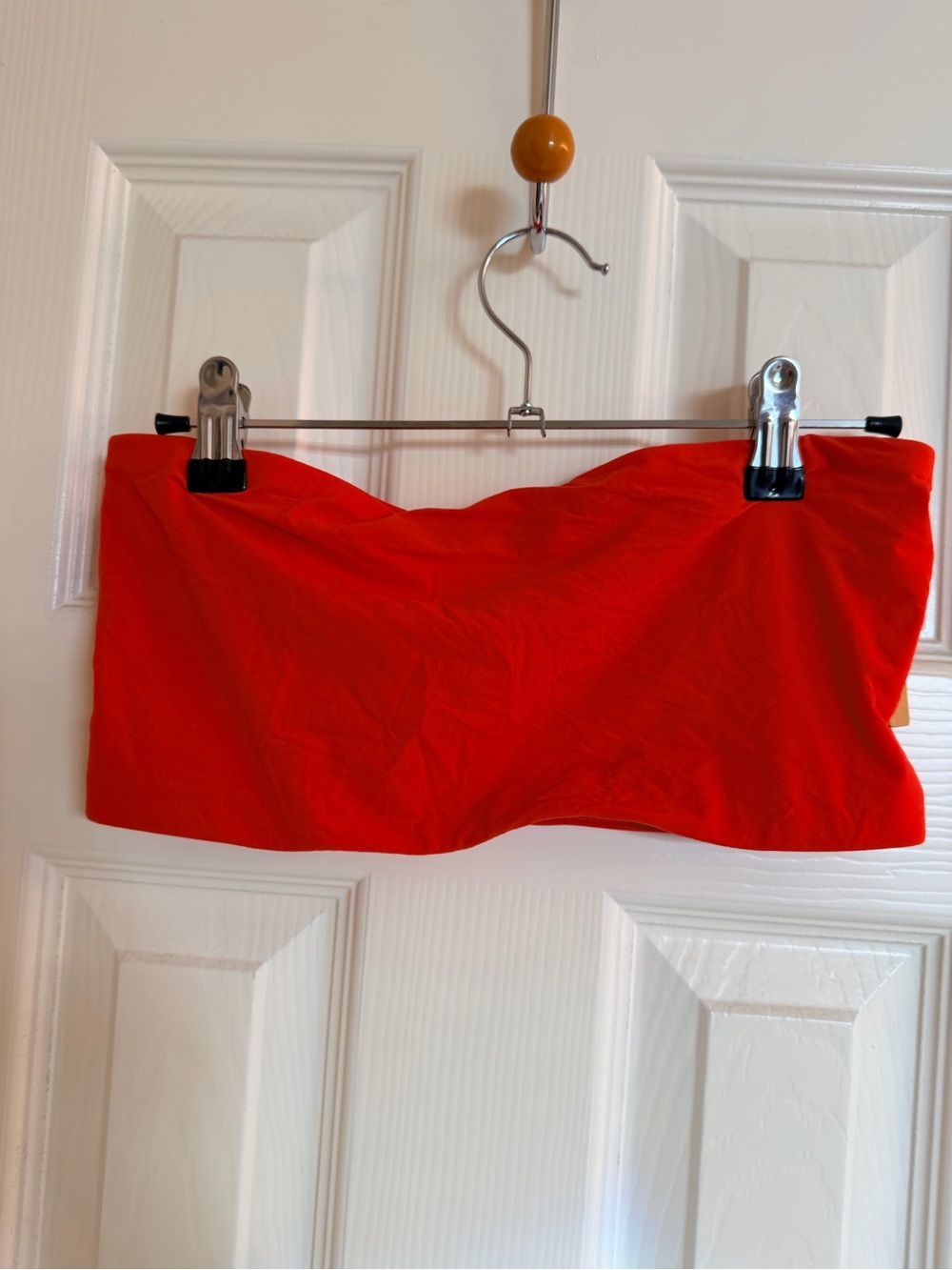 SKIMS Bright Red Seamless Bandeau